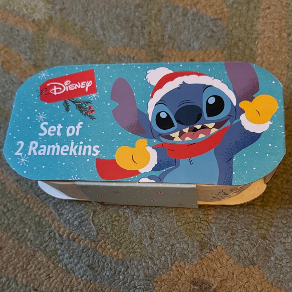 Disney Lilo and Stitch Festive Ramekins Set - Blue and Red